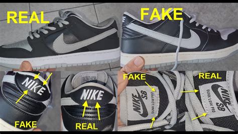 nike sb skunks real vs fake